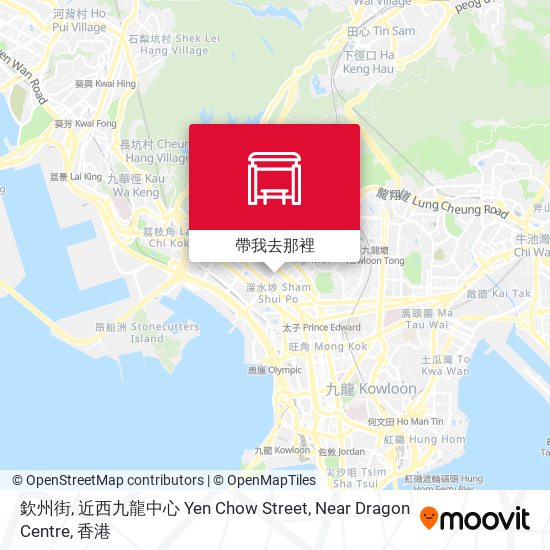 欽州街, 近西九龍中心 Yen Chow Street, Near Dragon Centre地圖