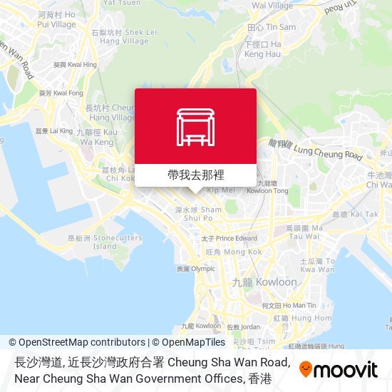 長沙灣道, 近長沙灣政府合署 Cheung Sha Wan Road, Near Cheung Sha Wan Government Offices地圖