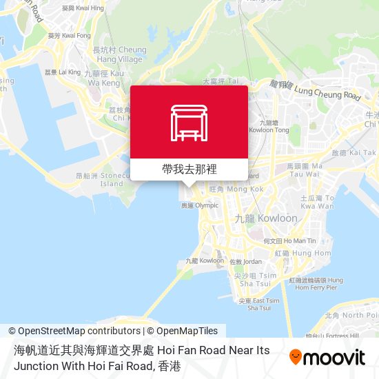 海帆道近其與海輝道交界處 Hoi Fan Road Near Its Junction With Hoi Fai Road地圖
