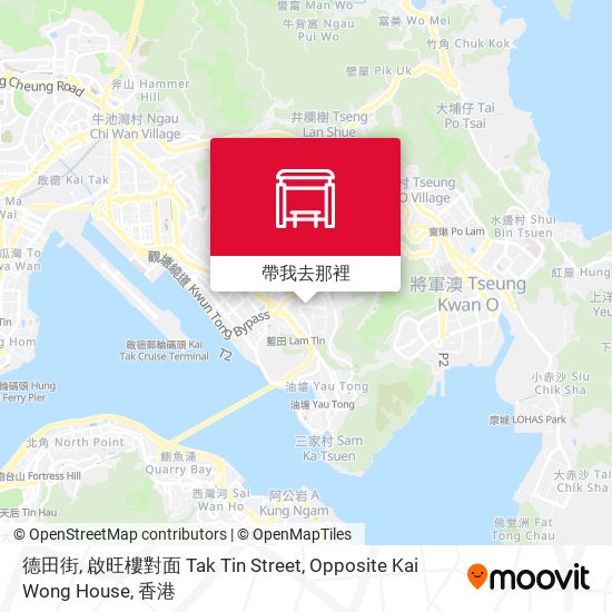 德田街, 啟旺樓對面 Tak Tin Street, Opposite Kai Wong House地圖