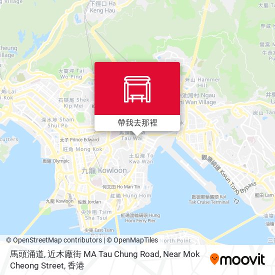 馬頭涌道, 近木廠街 MA Tau Chung Road, Near Mok Cheong Street地圖