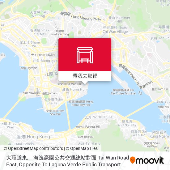 大環道東,　海逸豪園公共交通總站對面 Tai Wan Road East, Opposite To Laguna Verde Public Transport Terminus地圖