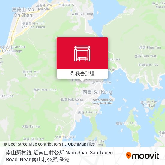 南山新村路, 近南山村公所 Nam Shan San Tsuen Road, Near 南山村公所地圖