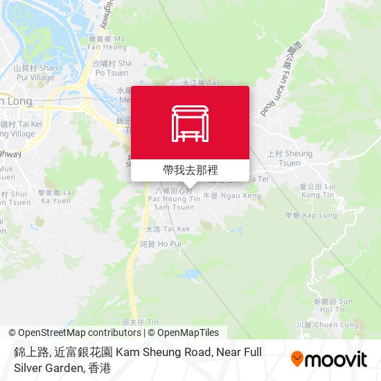 錦上路, 近富銀花園 Kam Sheung Road, Near Full Silver Garden地圖