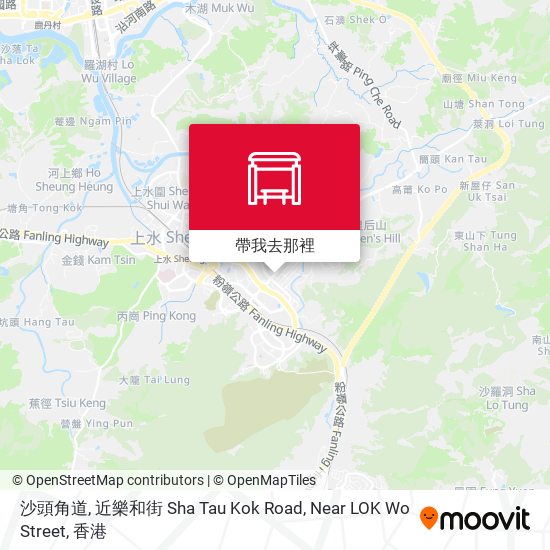 沙頭角道, 近樂和街 Sha Tau Kok Road, Near LOK Wo Street地圖