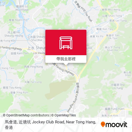 馬會道, 近塘坑 Jockey Club Road, Near Tong Hang地圖