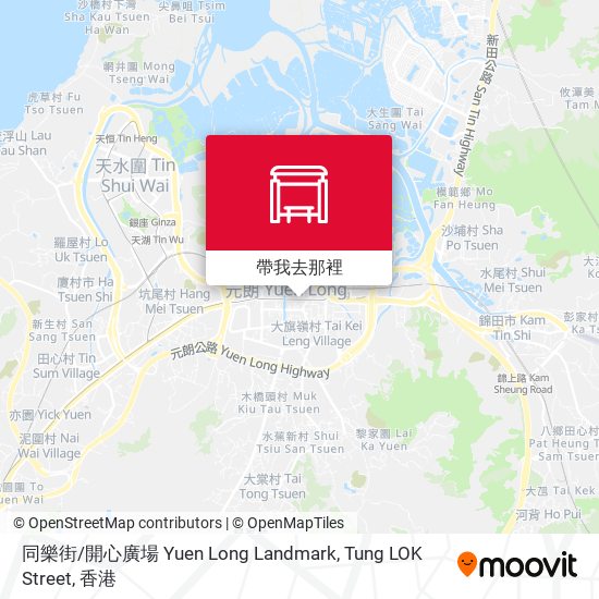 同樂街 / 開心廣場  Yuen Long Landmark, Tung LOK Street地圖