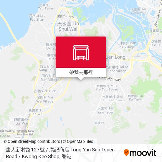 唐人新村路127號 / 廣記商店 Tong Yan San Tsuen Road / Kwong Kee Shop地圖