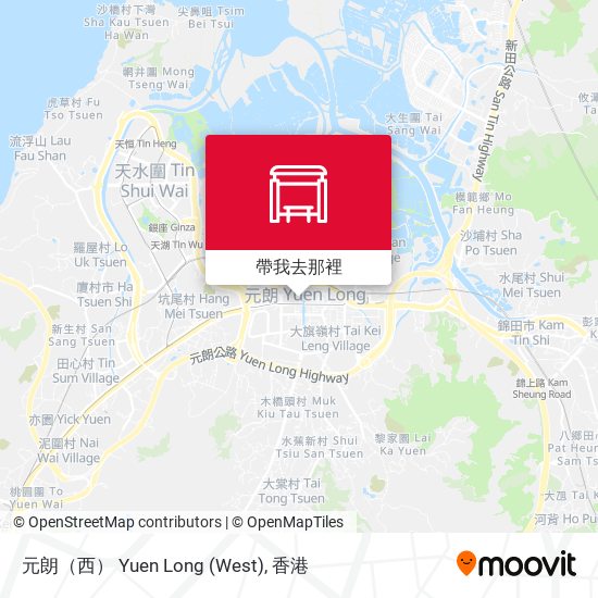 元朗（西） Yuen Long (West)地圖