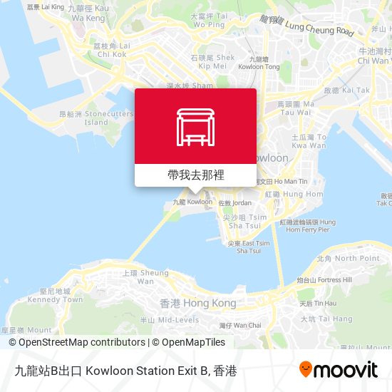 九龍站B出口 Kowloon Station Exit B地圖