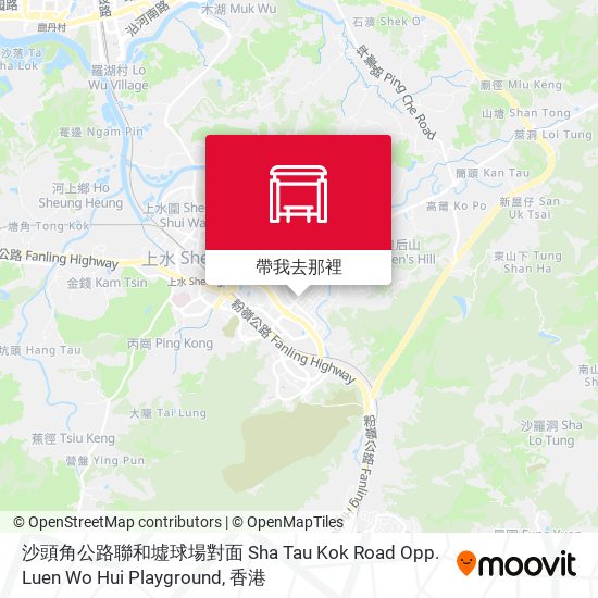 沙頭角公路聯和墟球場對面 Sha Tau Kok Road Opp. Luen Wo Hui Playground地圖