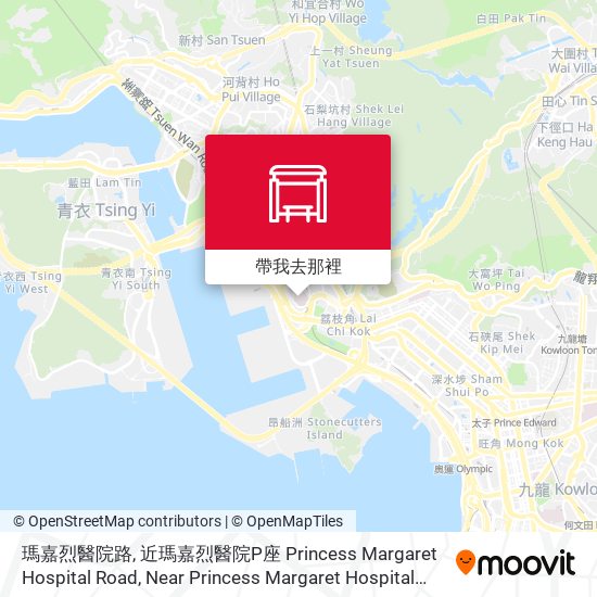 瑪嘉烈醫院路, 近瑪嘉烈醫院P座 Princess Margaret Hospital Road, Near Princess Margaret Hospital Block P地圖