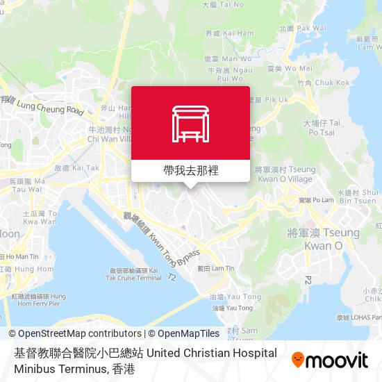 基督教聯合醫院小巴總站 United Christian Hospital Minibus Terminus地圖