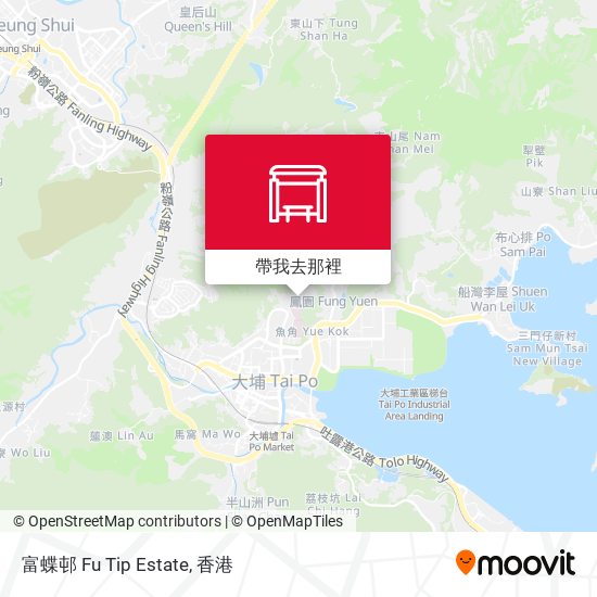 富蝶邨 Fu Tip Estate地圖