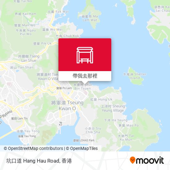 坑口道 Hang Hau Road地圖