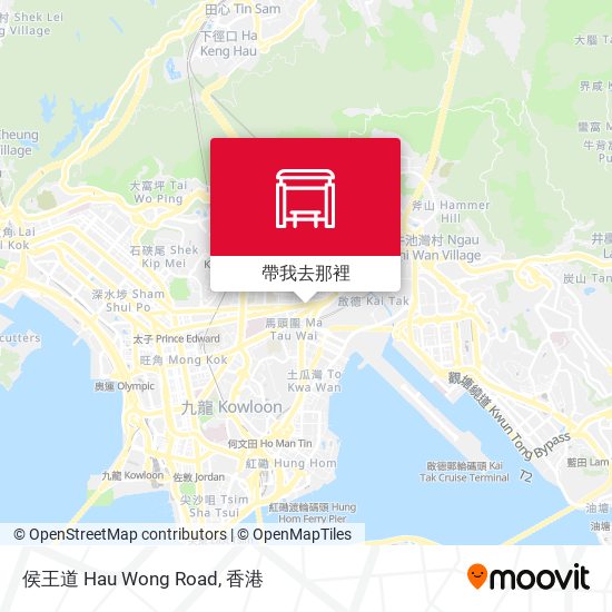 侯王道 Hau Wong Road地圖