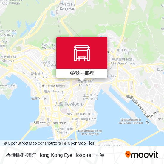 香港眼科醫院 Hong Kong Eye Hospital地圖