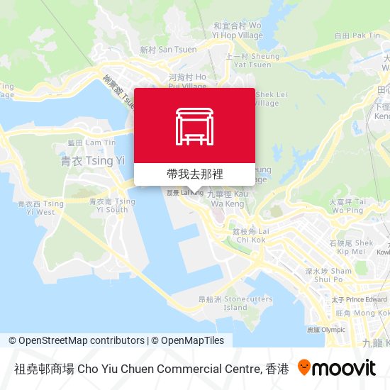 祖堯邨商場 Cho Yiu Chuen Commercial Centre地圖