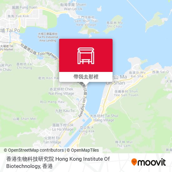 香港生物科技研究院 Hong Kong Institute Of Biotechnology地圖