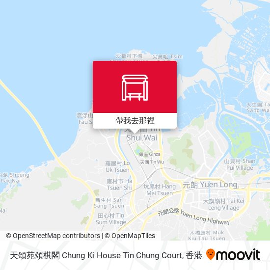 天頌苑頌棋閣 Chung Ki House Tin Chung Court地圖