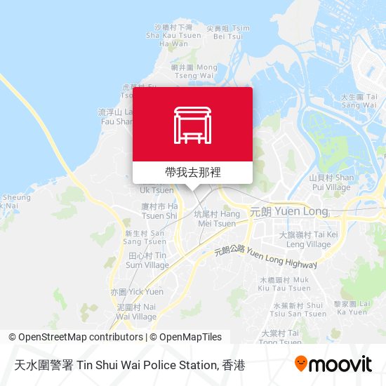 天水圍警署 Tin Shui Wai Police Station地圖