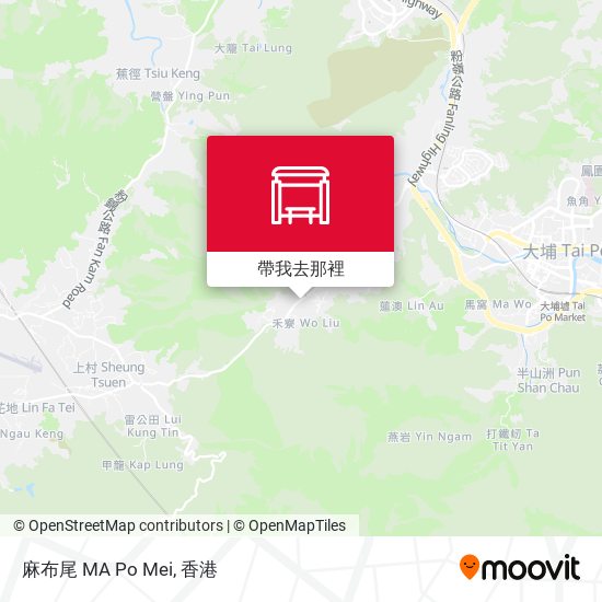 麻布尾 MA Po Mei地圖