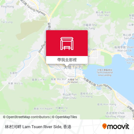 林村河畔 Lam Tsuen River Side地圖