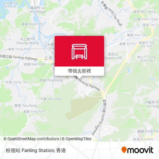 粉嶺站 Fanling Station地圖