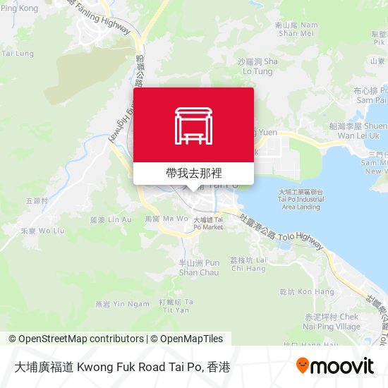 大埔廣福道 Kwong Fuk Road Tai Po地圖