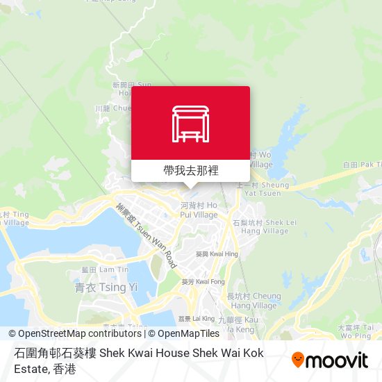 石圍角邨石葵樓 Shek Kwai House Shek Wai Kok Estate地圖