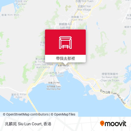 兆麟苑 Siu Lun Court地圖