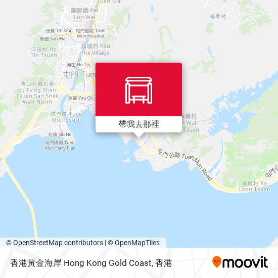 香港黃金海岸 Hong Kong Gold Coast地圖