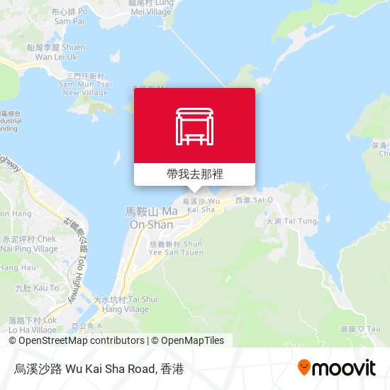 烏溪沙路 Wu Kai Sha Road地圖