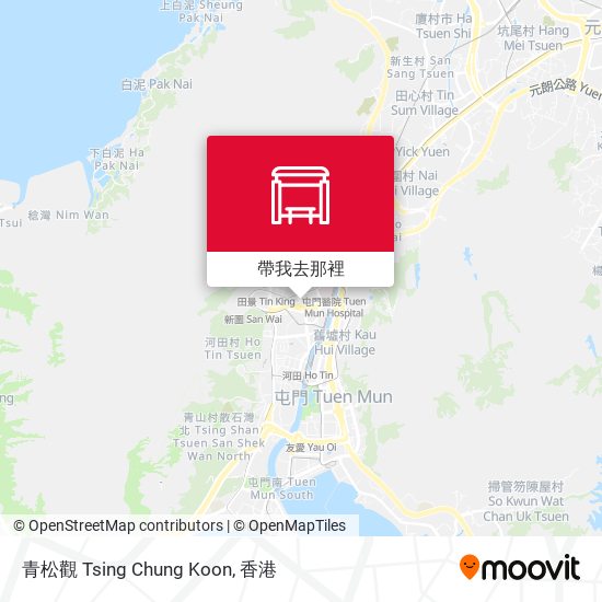 青松觀 Tsing Chung Koon地圖