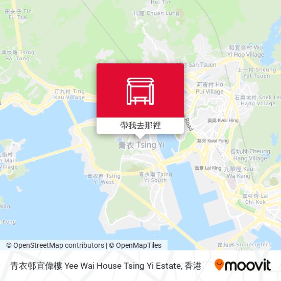 青衣邨宜偉樓 Yee Wai House Tsing Yi Estate地圖