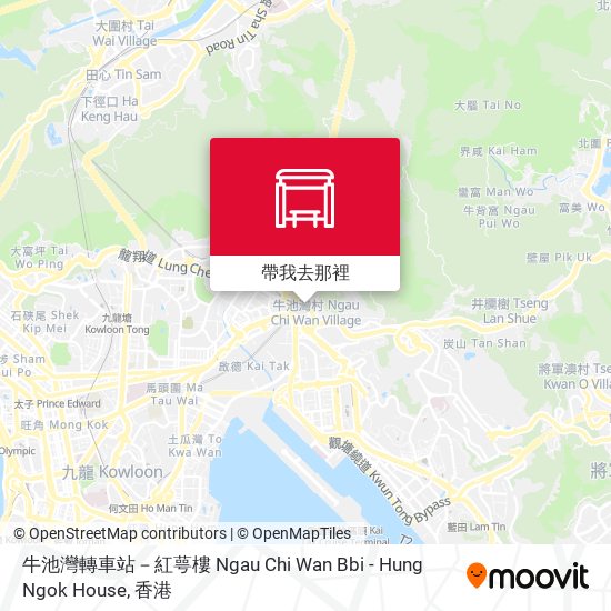 牛池灣轉車站－紅萼樓 Ngau Chi Wan Bbi - Hung Ngok House地圖