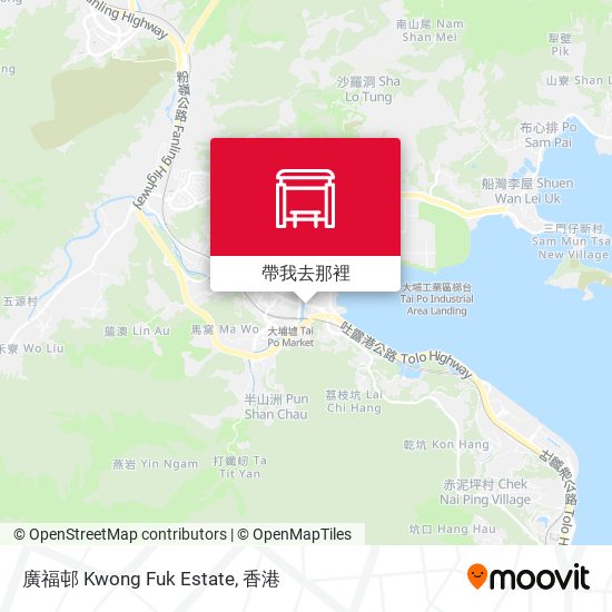 廣福邨 Kwong Fuk Estate地圖