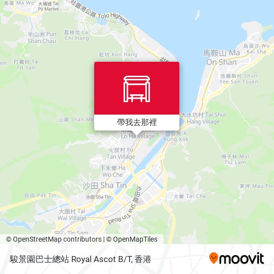 駿景園巴士總站 Royal Ascot B/T地圖