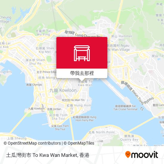 土瓜灣街市 To Kwa Wan Market地圖