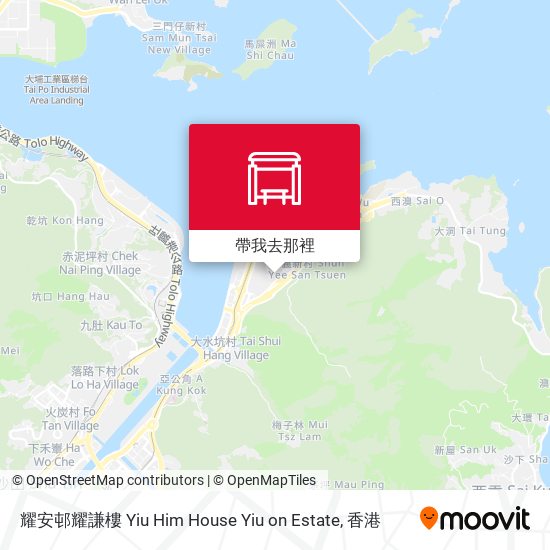 耀安邨耀謙樓 Yiu Him House Yiu on Estate地圖