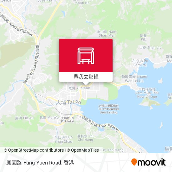 鳳園路 Fung Yuen Road地圖