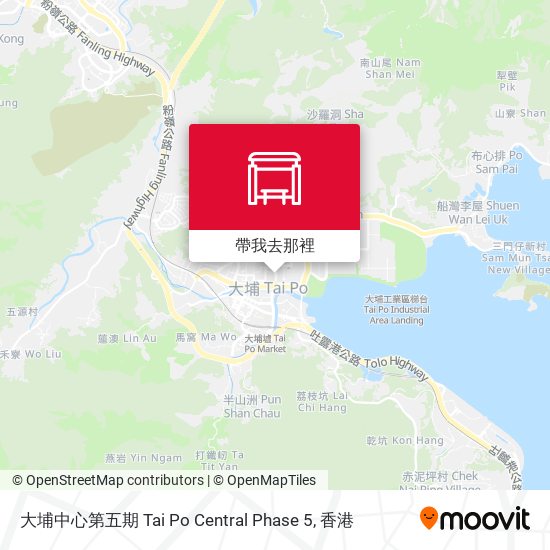 大埔中心第五期 Tai Po Central Phase 5地圖