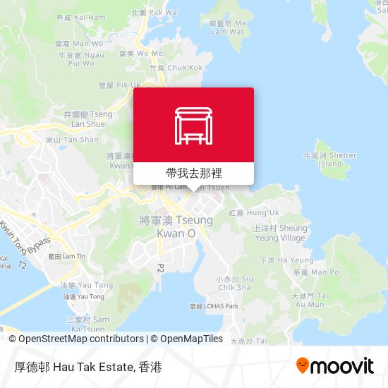 厚德邨 Hau Tak Estate地圖