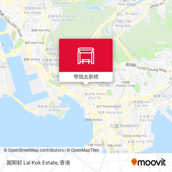 麗閣邨 Lai Kok Estate地圖