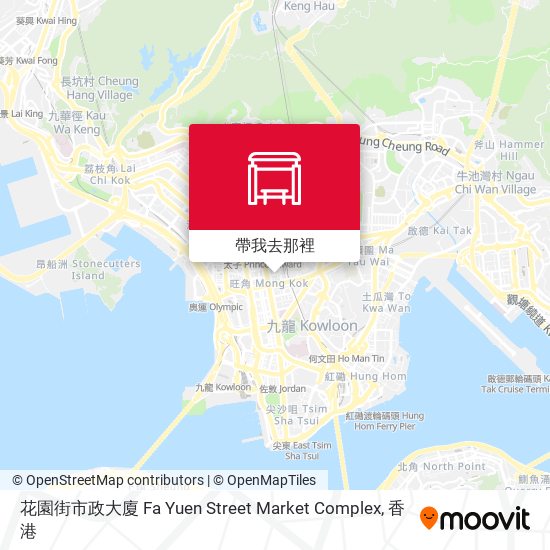 花園街市政大廈 Fa Yuen Street Market Complex地圖