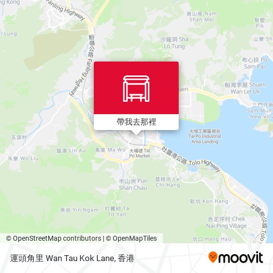 運頭角里 Wan Tau Kok Lane地圖