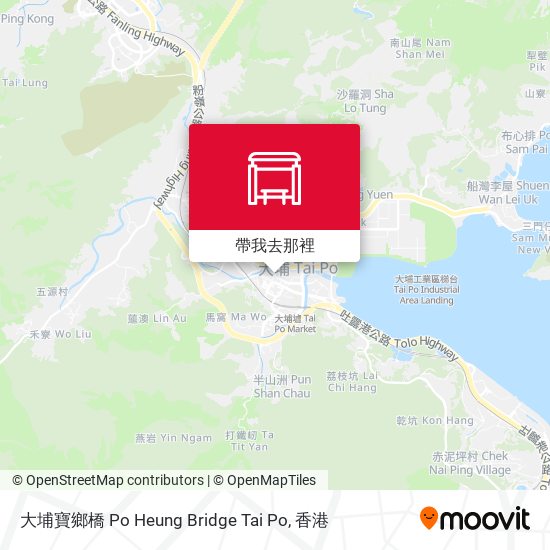 大埔寶鄉橋 Po Heung Bridge Tai Po地圖