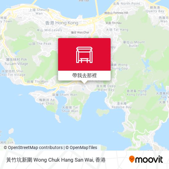 黃竹坑新圍 Wong Chuk Hang San Wai地圖