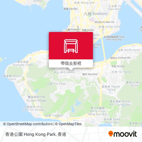 香港公園 Hong Kong Park地圖