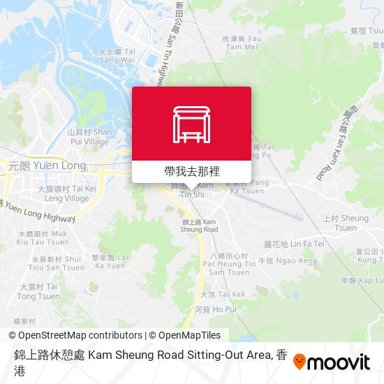 錦上路休憩處 Kam Sheung Road Sitting-Out Area地圖